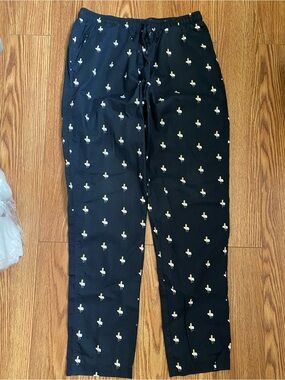 A-dam Robert Marilyn Monroe print Navy Lounge Pajama Pants Men M organic cotton